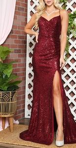 Sequin formal prom homecoming evening party gown